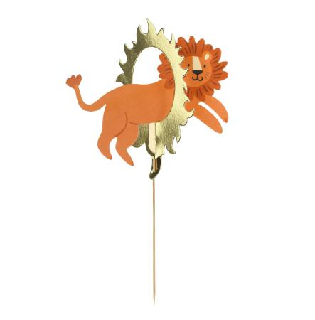 Zirkus Löwen Kuchentopper